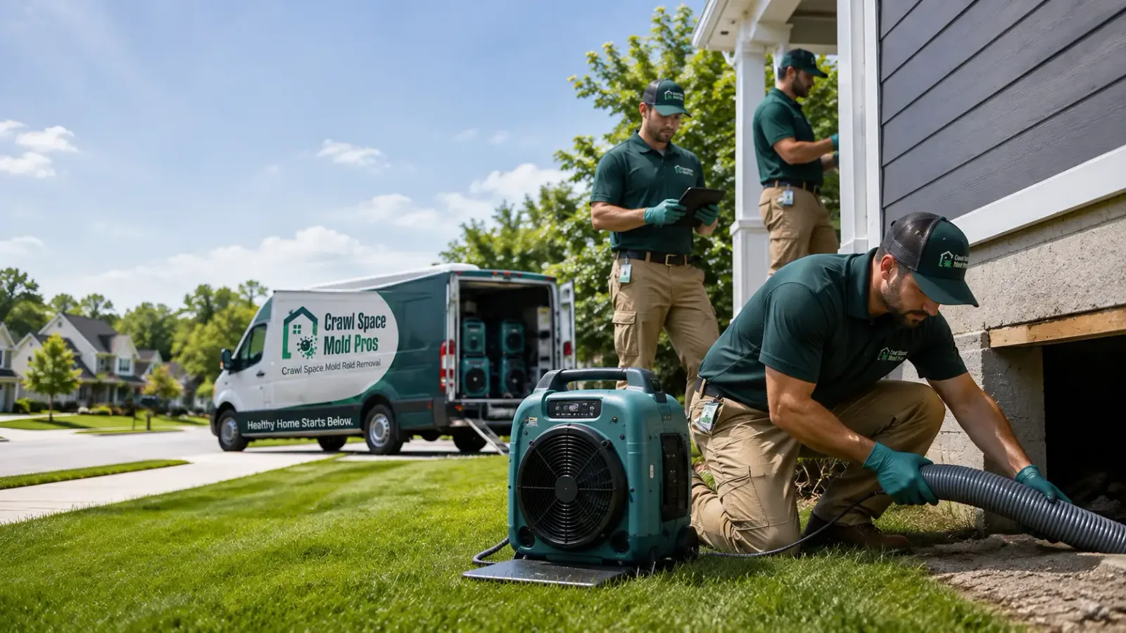 Crawl Space Mold Removal in Graettinger, IA